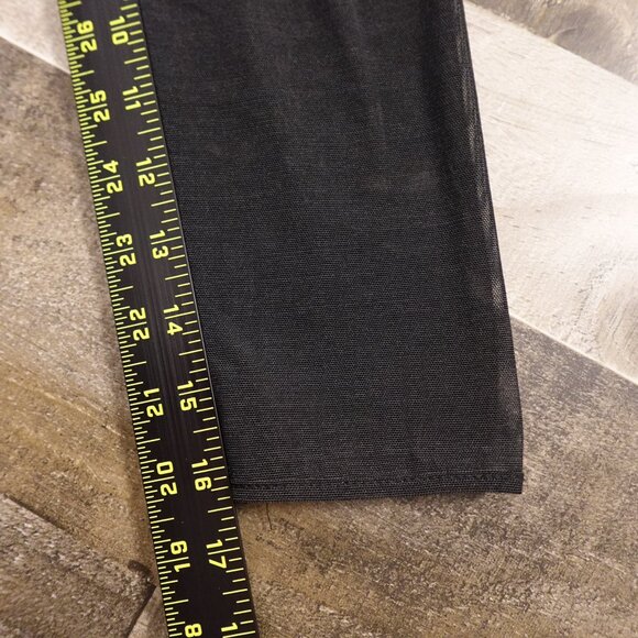 JS Collections Mesh Long Sleeve Top Women’s 16 Black Cocktail Blouse - Picture 6 of 9